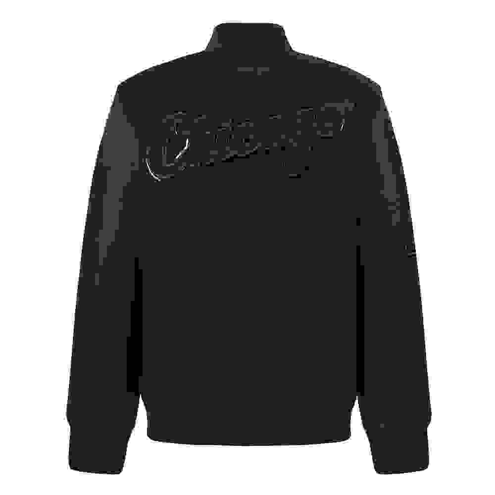Pro Standard MLB Chicago White Sox Triple Black Big Boys' Wool Varsity Jacket